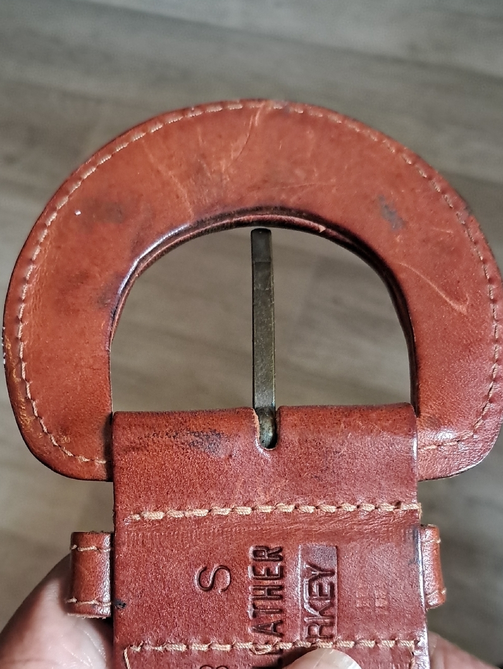 Women Braided Genuine Wide Leather Buckle Belt Made in Turkey Boho Festival - Picture 6 of 10